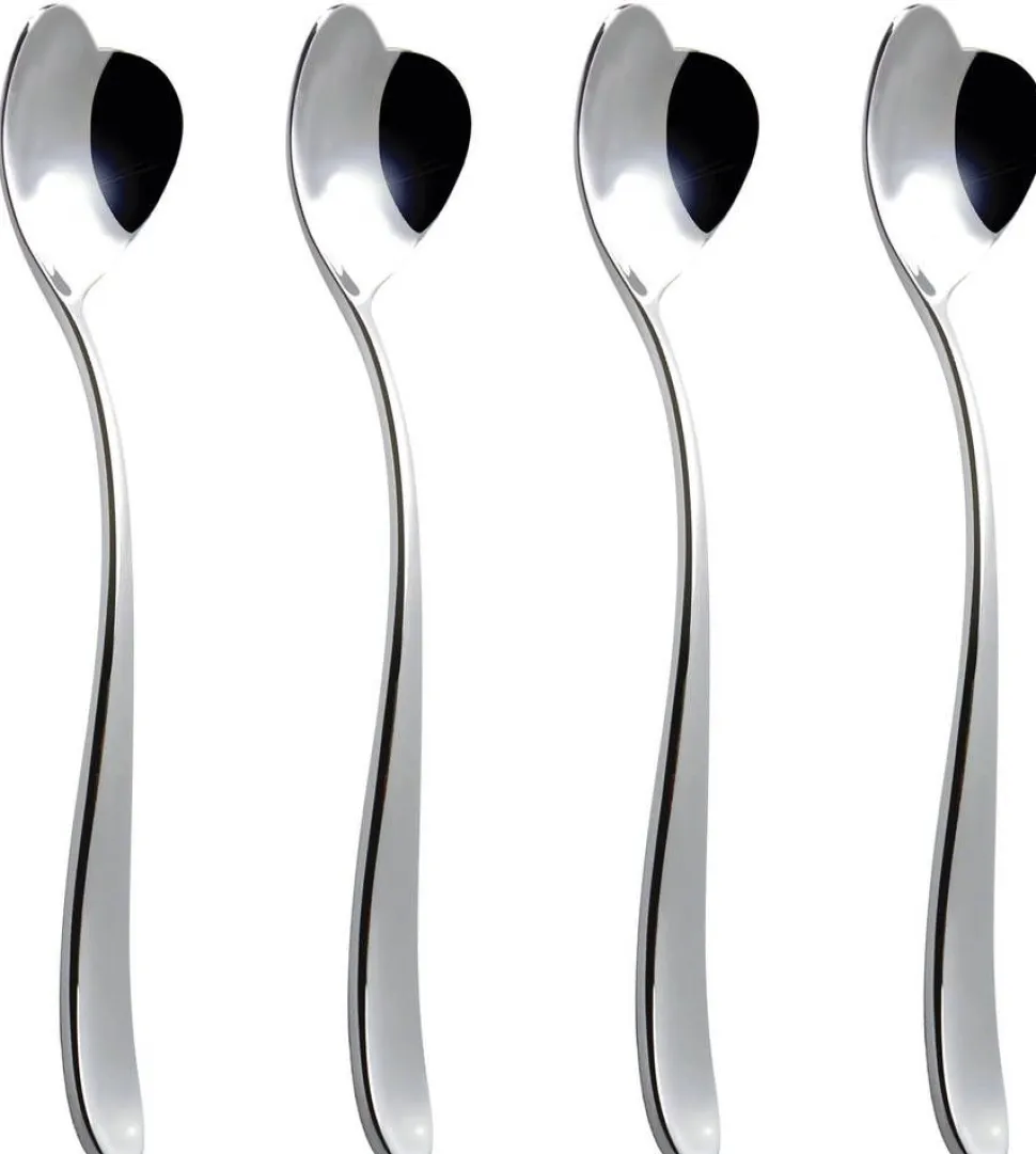 Alessi Sydänlusikat BIG LOVE 4 kpl