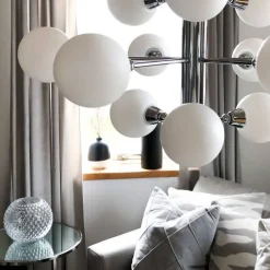 Aneta Lighting Fidelio 12-os. kattovalaisin kromi