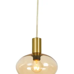 Aneta Lighting ikkunavalaisin Bell mattamessinki/meripihka