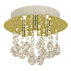 Aneta Lighting kattoplafondi Madelene ø 26 cm messinki