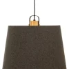 Aneta Lighting kattovalaisin Geilo 45 musta/harmaa/puu