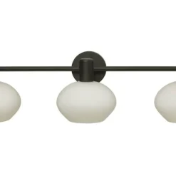 Aneta Lighting kylpyhuoneen seinävalaisin Elba 3-osainen mus