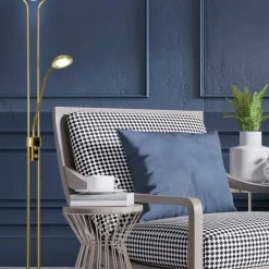 Aneta Lighting lattiavalaisin Nice LED uplight antiikki
