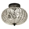 Aneta Lighting plafondi Edda musta