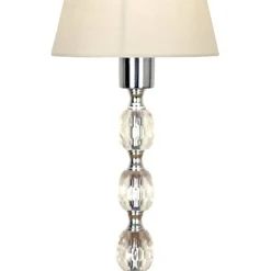 Aneta Lighting Pöytävalaisin Johanna 34 kirkas-kromi-valk