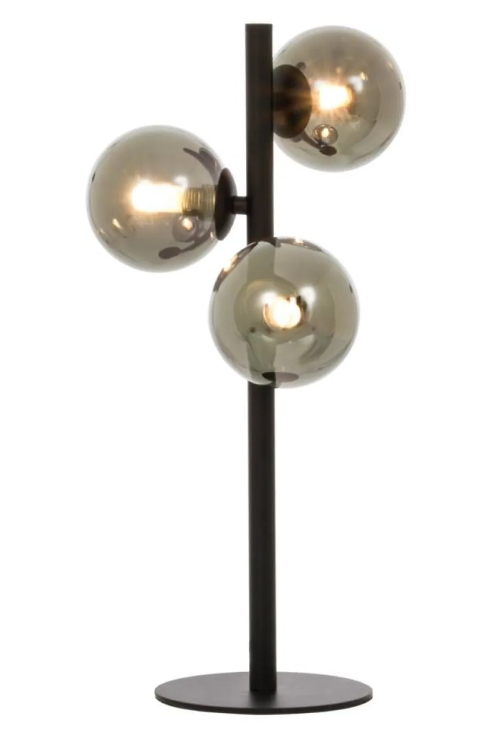 Aneta Lighting pöytävalaisin Molekyl 3-os. musta