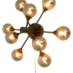 Aneta Lighting seinä/kattovalaisin Cosmos musta