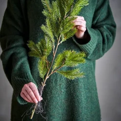 Bloomingville koristeoksa Pine vihreä