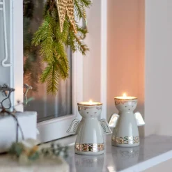 Bloomingville kynttilälyhty Faella valkoinen 2 kpl