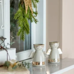 Bloomingville kynttilälyhty Faella valkoinen 2 kpl