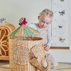 Bloomingville Mini kori Bobo Basket kannella natural
