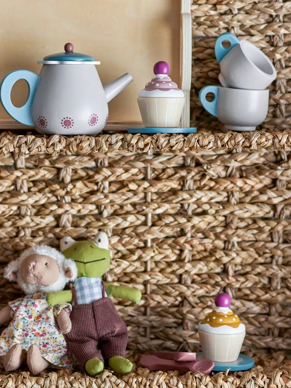 Bloomingville Mini leikkisetti Gentrim harmaa