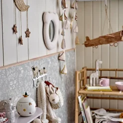 Bloomingville Mini purkki Agnes kannella valkoinen