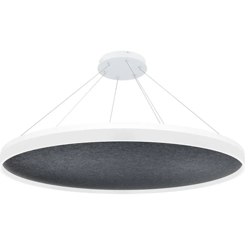 Design by Grönlund Acoustic Circulo 120 kattovalaisin tummanharmaa 3000K