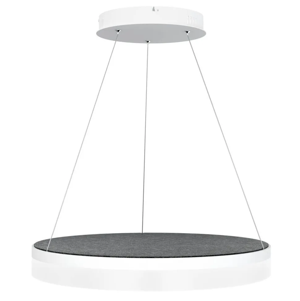 Design by Grönlund Acoustic Circulo 60 kattovalaisin tummanharmaa 4000K