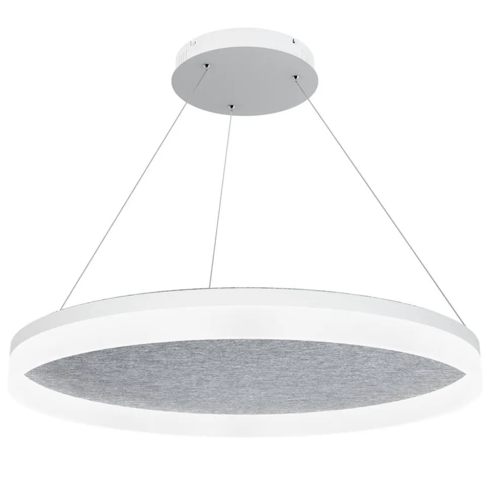 Design by Grönlund Acoustic Circulo 80 kattovalaisin vaaleanharmaa 4000K