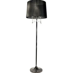 Design by Grönlund Crystal lattiavalaisin musta/mustakromi