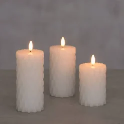 Finnlumor LED-kynttiläsarja Carisma 3D liekki 3-os.