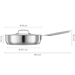 Fiskars All Steel paistokasari 26 cm