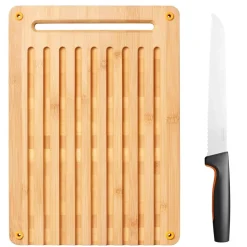 Fiskars Functional Form leipälauta -ja veitsi setti