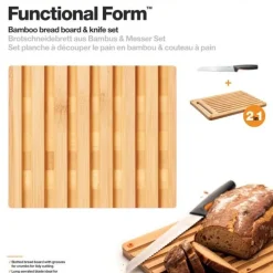 Fiskars Functional Form leipälauta -ja veitsi setti