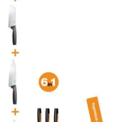 Fiskars Functional Form veitsitukki muovi (sis. 5 veistä)