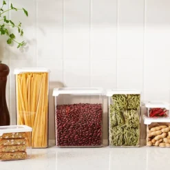 Gastromax säilytyspurkki 0,35 L kirkas/valkoinen