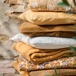IB Laursen tyynynpäällinen sametti harvest yellow