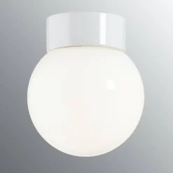Ifö Electric Classic Glob Ø150mm, valkoinen, suora posliinikanta