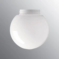 Ifö Electric Lasikupu pyöreä, Ø150mm, kiiltävä opaali, kierre 84,5mm