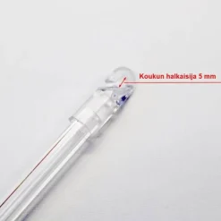 Ihanin pintamallisen sälekaihtimen säätötanko 75 cm akryyli