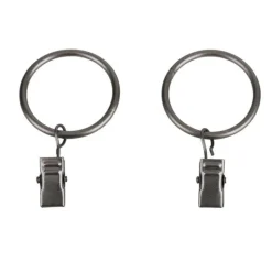 Ihanin verhorenkaat 32/38 mm nipistimellä antrasiitti