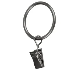 Ihanin verhorenkaat nipistimellä 25/32 mm antrasiitti