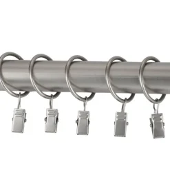 Ihanin verhorenkaat nipistimellä 25/32 mm teräs