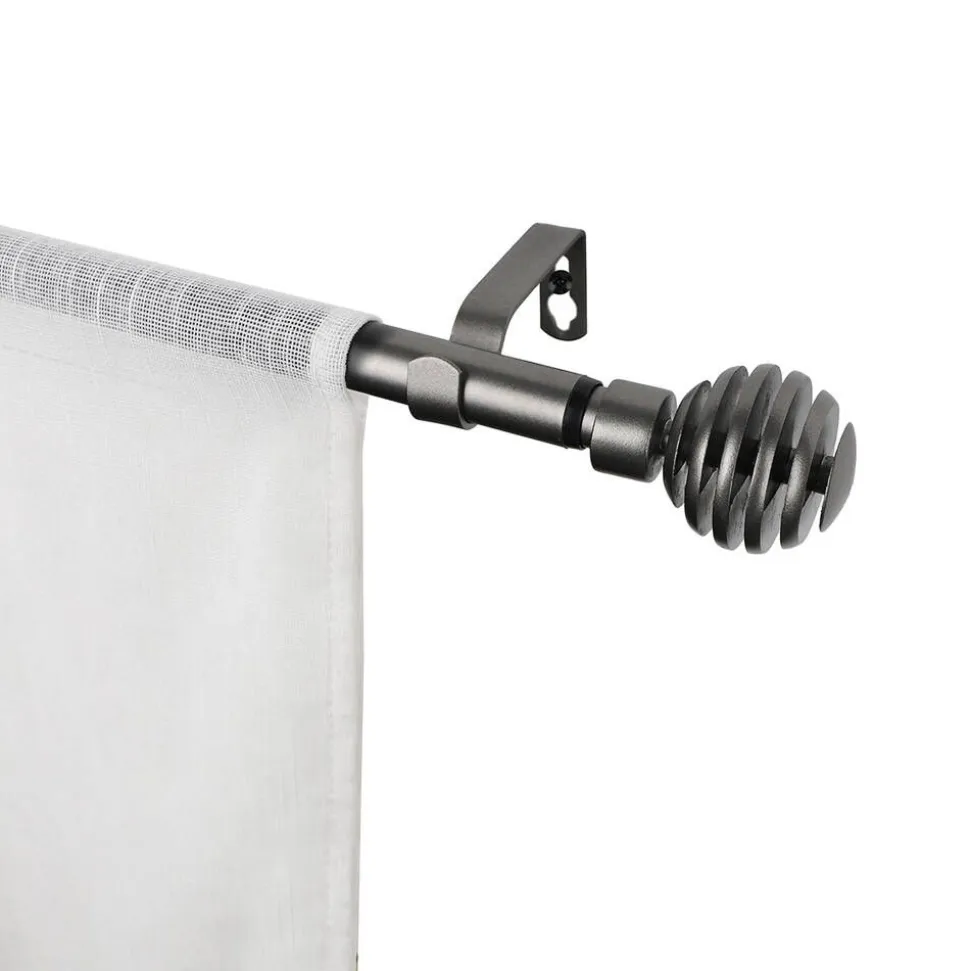 Ihanin verhotanko Alma 120-210 cm antrasiitti