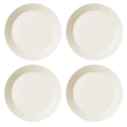 Iittala Teema valkoinen lautanen 21 cm 4 kpl