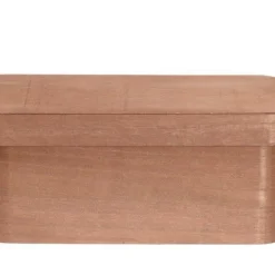 4Living puulaatikko kannella 30x21x13 cm ruskea
