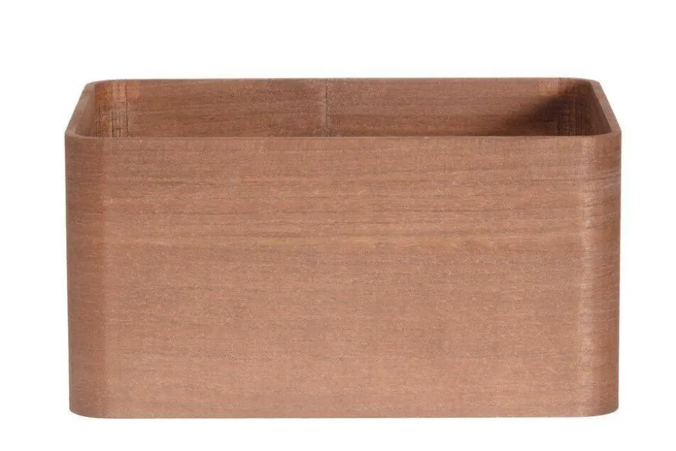 4Living puulaatikko 32x24x16,5 cm ruskea