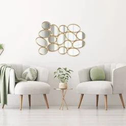Mirrors and More peili Maddy 90 x 61 cm kulta