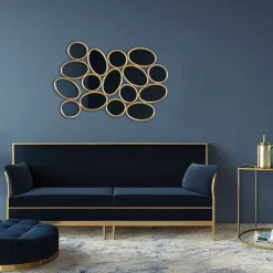 Mirrors and More peili Maddy 90 x 61 cm kulta