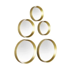 Mirrors and More peilisetti Vivien 5-pack kulta