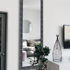 Mirrors and More peili Tanja 50 x 150 cm musta/hopea