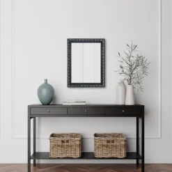 Mirrors and More peili Tanja 55 x 70 cm musta/hopea