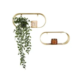 Mirrors and More seinähyllysetti Joyce 2-pack kulta