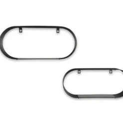 Mirrors and More seinähyllysetti Joyce 2-pack musta