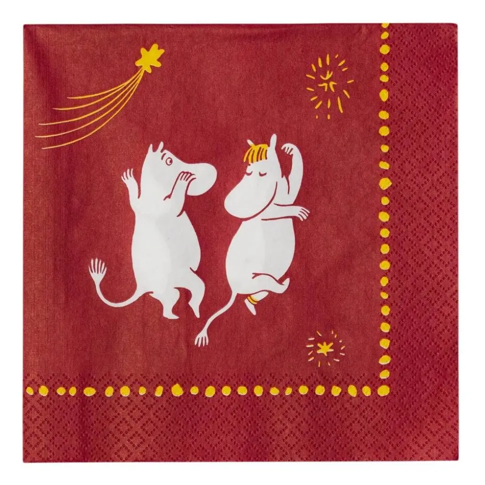Moomin Arabia servetti 33 cm Juhlan Aika