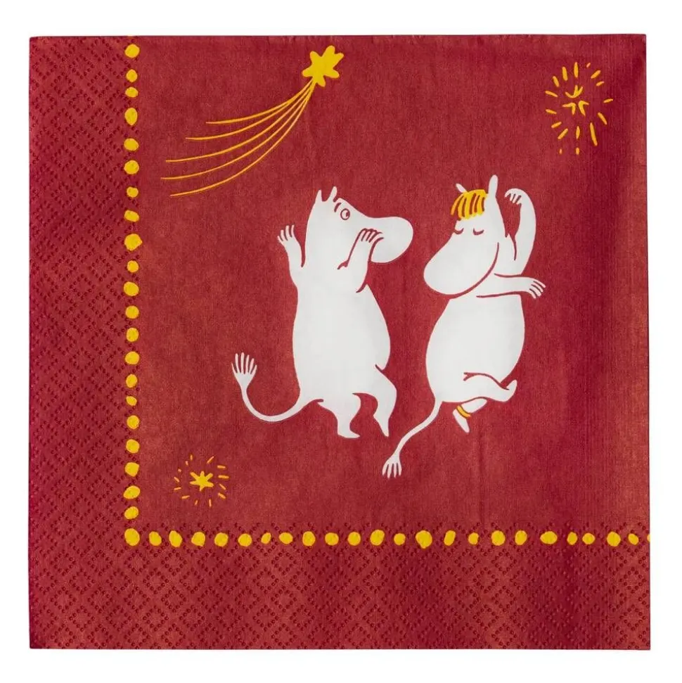Moomin Arabia servetti 33 cm Juhlan Aika