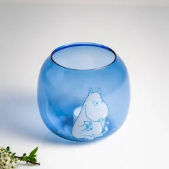 Muurla Muumi kynttilälyhty Muumipeikko sininen 9,5 cm