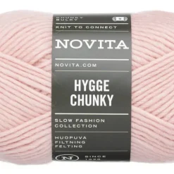 Novita lanka Hygge Chunky 100g 504 ruusuvesi