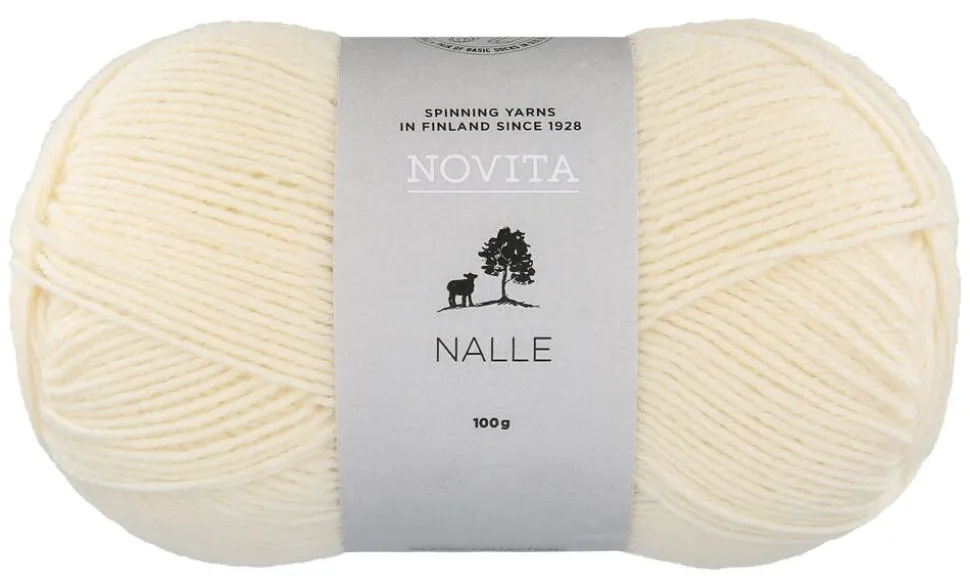 Novita Nalle lanka 100 g 010 luonnonvalkoinen